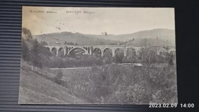 Ukraine 1915 Worochta Wiadukt bridge post card. Very fine condition. - Image 1 of 2