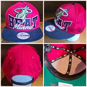 New Era Miami Heat 9Fifty Adjustable Snapback Embroidered ~ NWT - Picture 1 of 7