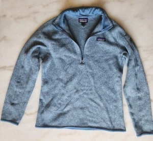 Suéter polar para mujer Patagonia Rainbow Logo azul verde mejor talla mediana - Imagen 1 de 8