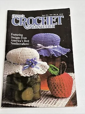 Annie's Crochet Newsletter Sept Oct 1987 Patterns Stuffed Dog Sweater - Image 1 of 4