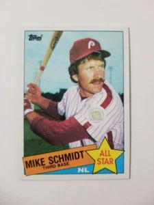 Tarjeta de béisbol Mike Schmidt 1985 Topps #714 Filadelfia Phillies - Imagen 1 de 2