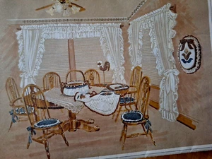 Curtains Chair Pad Oven Mitt Sunrise Designs Country Dining D201 Sewing Pattern - Picture 1 of 11