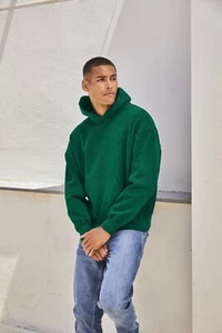 Fruit of the Loom Supercotton Hooded Sweat - Heavy Weight soft - Warm - 405g/m²* - Picture 1 of 35