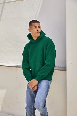 Fruit of the Loom Supercotton Hooded Sweat - Heavy Weight soft - Warm - 405g/m²* - Image 1 of 4