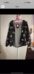 Gap Kids Coat Jacket Boys Regular M Black Hoodie - Picture 1 of 3