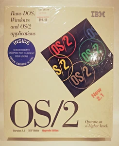 IBM OS/2 2.1 Upgrade Edition (1993) - 3.5" floppy diskettes - Picture 1 of 7