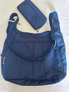 Borsa/borsa/borsa da viaggio Travelon Antifurto Heritage Hobo nuova senza etichette vacanza - Foto 1 di 6