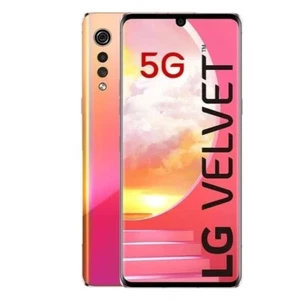 LG velvet 5G Original LCD Screen AND Rear Back Cover Lot, illusion sunset - Picture 1 of 7