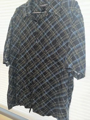 Crazy Horse Liz Claiborne Shirt Men's XL Multicolor Print Button Up Short Sleeve - Image 1 of 4