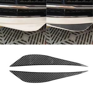 Cubierta inferior de la esquina inferior del parachoques delantero de fibra de carbono real para Corvette C7 2014-18 - Imagen 1 de 10