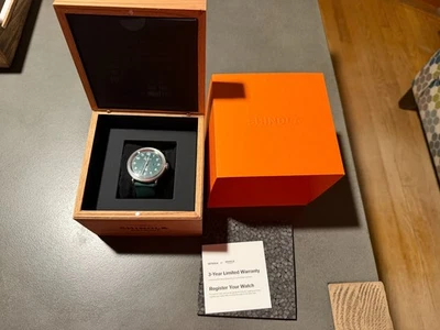 (NUEVO EN CAJA) Shinola Detrola - MSU Spartans - Reloj de cuarzo 43 mm - S0120183163 Foto 1 de 4