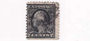 STAMP US SCOTT 507 "Washington" 7 CENT 1917 USED FANCY CANCEL - A - Picture 1 of 1