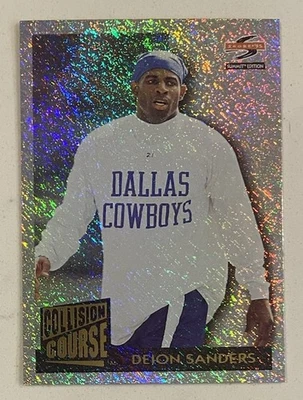 1995 Score Summit Edition Deion Sanders Collision Course Ground Zero - Image 1 of 3