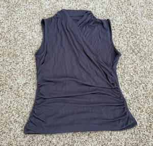 Women’s Sleeveless Crossover Top Gray Size M - Picture 1 of 6