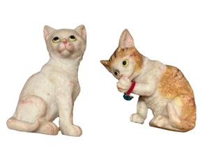 🐾 Vintage Resin Cat Figurine – Lot of 2 – Unbranded - Picture 1 of 5