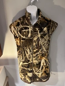 90s Whitewater Size XL Camo Full Zip Vest Hunting - Picture 1 of 5