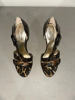 GUESS by Marciano Women's Heels Leopard Print Size 7 1/2 M - Image 1 of 3