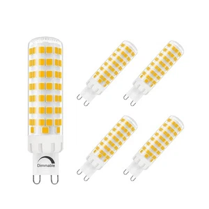 Dimmable G9 LED Bulb 8W, 75W G9 Halogen Bulb Equivalent, 780LM,120V, 3000K Wa... - Picture 1 of 4