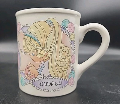 Керамическая кофейная кружка чашка Precious Moments Whats In a Name кружка «Andrea» - Изображение 1 из 4