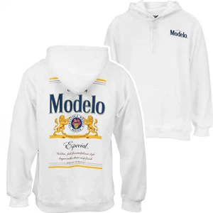 Modelo Especial Golden Logo Pull-Over Hoodie White - Picture 1 of 21