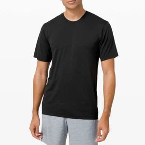 Lululemon Metal Vent Breathe Short Sleeve Black Shirt Size M NWOT - Picture 1 of 8