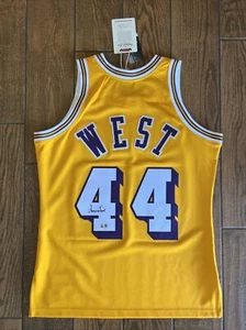 LA Lakers Jerry West Signed Authentic Mitchell & Ness Jersey Autographed Steiner - Picture 1 of 9