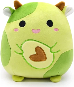Avocado Cow Plush Pillow Toy, 8Inch Adorable Cow Stuffed Animals Soft Cow Plushi - Imagen 1 de 6