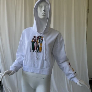 Mighty Fine “more love” Size XL White Hoodie - Picture 1 of 7