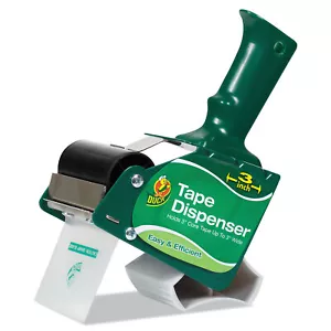 Duck Extra-Wide Packaging Tape Dispenser, 3" Core, Green - Picture 1 of 1