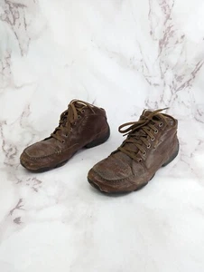 HS Trask Boots Mens 11 Kalispell Brown Leather Lace Up Chukka Ankle Shoes   - Picture 1 of 11