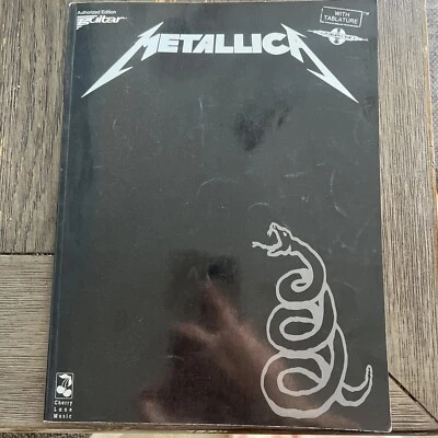 Metallica Black Album Guitar Tab Piano Sheet Music Book - Image 1 of 2