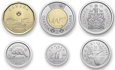 Brilliant Uncirculated 2023 Canada 6 Coins From Mint's Rolls