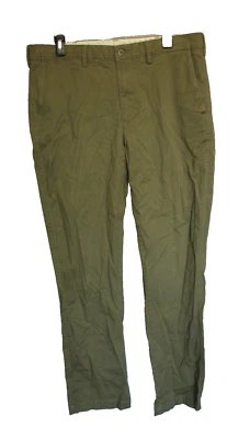 Daniel Cremieux Mens Soho Slim Fit Green Stretch Fit Dress Pants 35x32 Military - Image 1 of 4