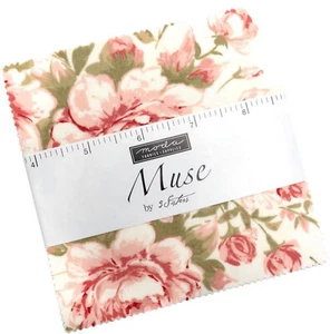 Muse Moda Charm Pack 42 100% Cotton 5" Precut Fabric Squares - Picture 1 of 5
