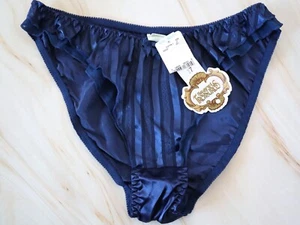 NEW Secret Treasures Wal-Mart VTG 90s Satin Sheer Flutter Brief Panty LARGE - Picture 1 of 6
