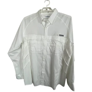 Columbia Vented Fishing PFG Performance Shirt Gr. XL weiß Langarmshirt - Bild 1 von 9