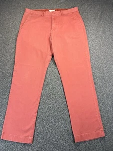 J Crew 38648 Chinohose vorne flach 100 % Baumwolle defekt. herren 36x32 - Bild 1 von 10