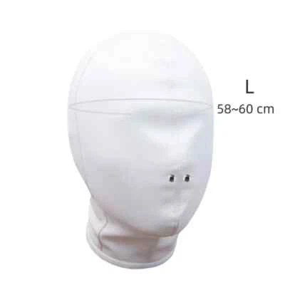 Adulto Unisex Suave Cuero PU Capucha Completa Máscara Cabeza Tocado Cremallera Fiesta Disfraz Foto 1 de 4