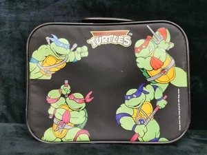 Vintage 1989 Teenage Mutant Ninja Turtles TMNT Soft Lunchbox Mirage Studios Rare - Picture 1 of 8