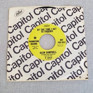GLEN CAMPBELL • By The Time I Get To Phoenix 1967 45 Promo LISTEN EX+ - Picture 1 of 7