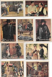 Walt Disney's Zorro TV Series Trading Cards 1958 Topps YOU CHOOSE YOUR CARD - Picture 1 of 23