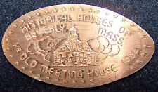 LPE-101: Vintage Elongated cent: HOUSES OF BEVERLY, MASS. OLD MEETING HOUSE 1682