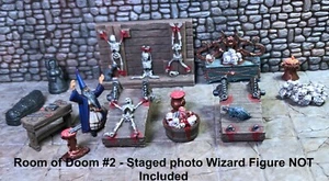 HAND PAINTED ROOM OF DOOM #2- Works with Dwarven Forge & DnD D&D - Picture 1 of 6