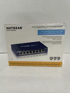 NETGEAR GS108 ProSafe (GS108-400NAS) 8 Port Standalone Gigabit Ethernet Switch - Picture 1 of 5