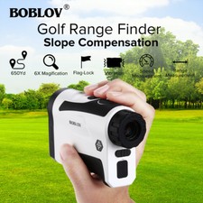 600m 6x Telescope Laser Range Finder Golf Hunting Sports Meter Speed Measurer AU