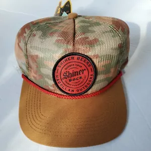 Magellan Outdoors & Shiner Bock Camo Hat Snapback, Brand New! - Picture 1 of 3