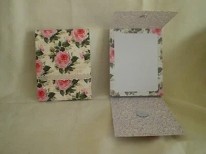 Carol's Rose Garden - Purse Pad in embossed carrying case - Lace Vase - Picture 1 of 1