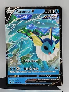 Pokemon TCG - Vaporeon V - SWSH150 Sword & Shield Black Star Promo Card - Picture 1 of 7