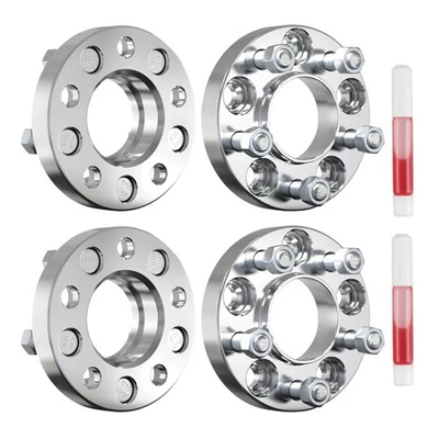 Espaciadores de rueda centrados en el cubo de 71,5 mm M14x1,5 1 pulgada 5x4,5" para Ford Mustang 2015-2021 Foto 1 de 4