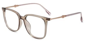 Oversized Blue Light Blocking Glasses for Women Men Square Nerd Eyeglasses An... - Picture 1 of 8